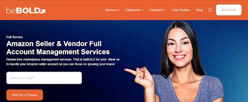 beBold Amazon Seller Central Management agency