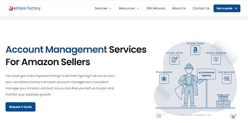 eStore Factory Amazon Seller Central Management agency