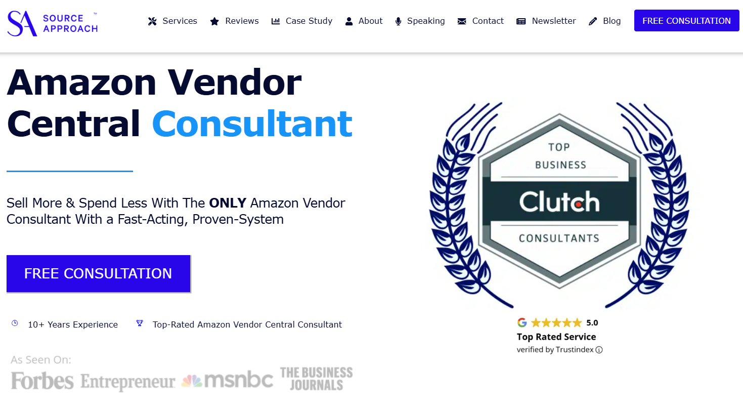 Amazon Vendor Central Services by Source Approach