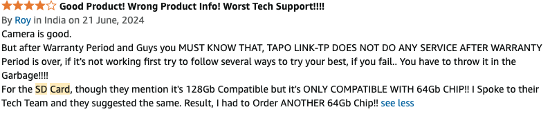 Misleading Product Descriptions Review