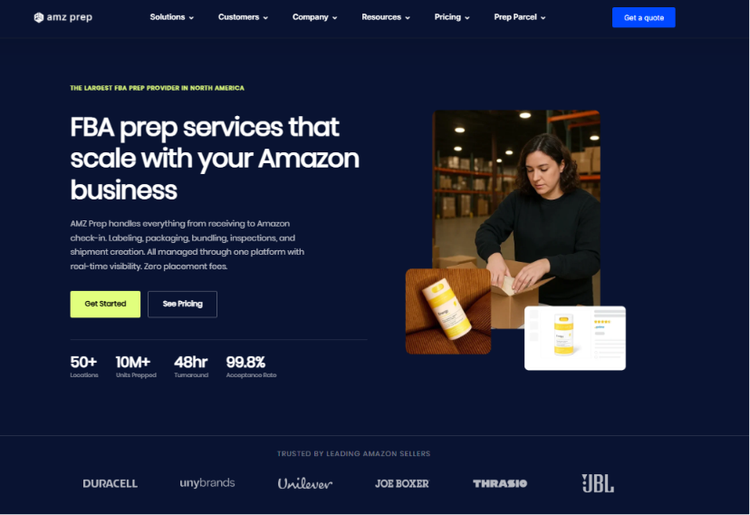 AMZ Prep Amazon FBA Alternative