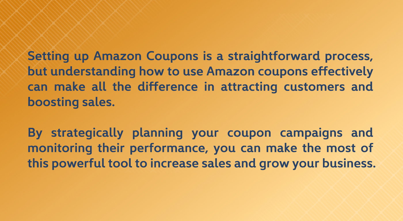 Implementing Coupons on Amazon
