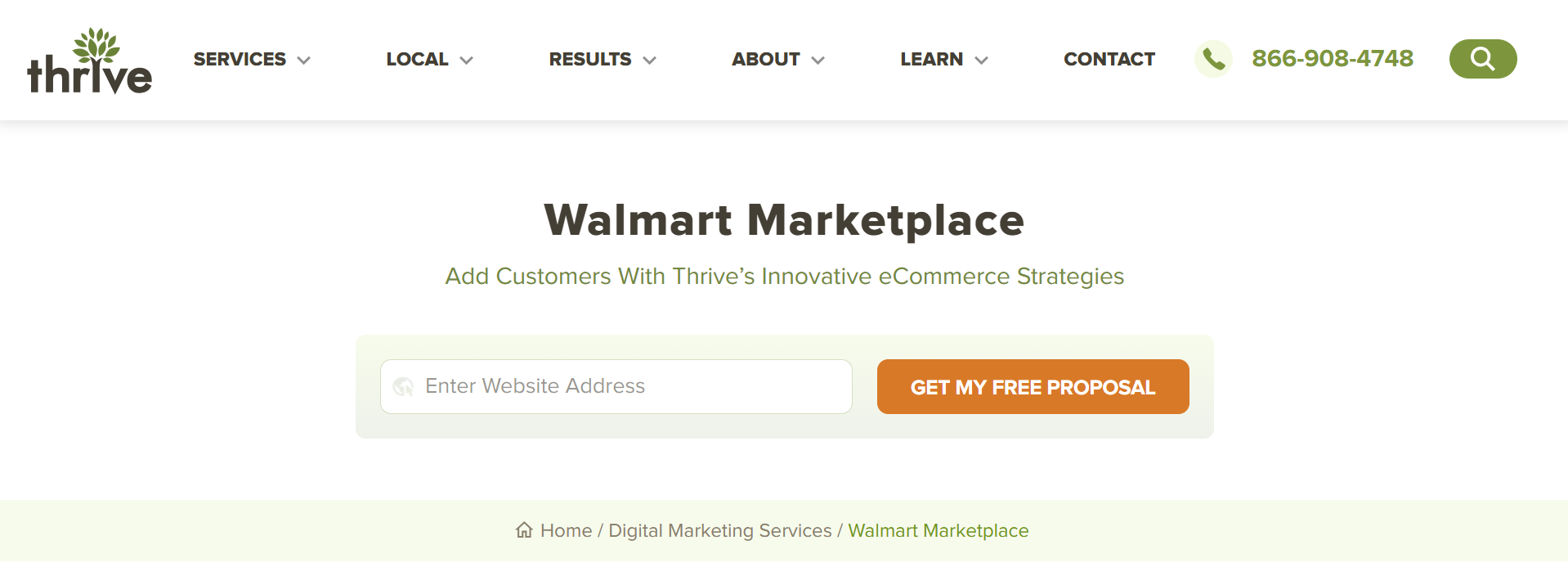 Thrive Walmart Marketplace Consultant