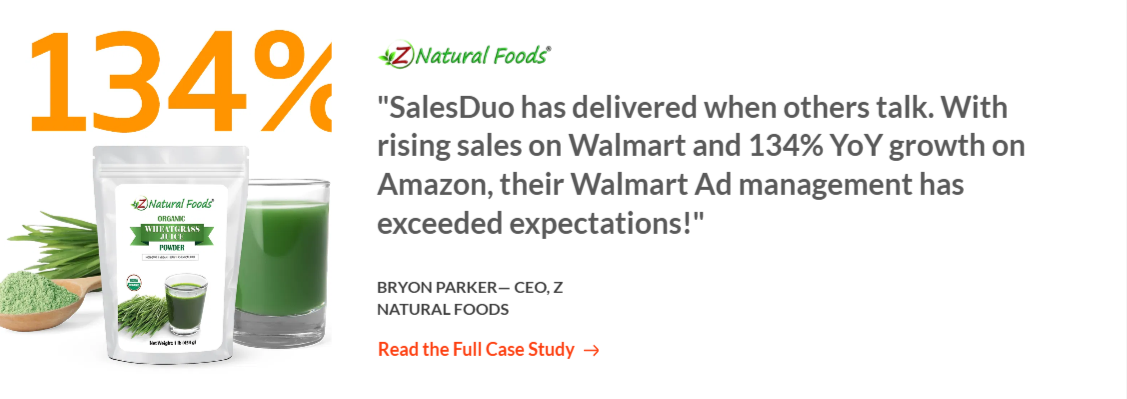SalesDuo Walmart Marketplace Consultant client review