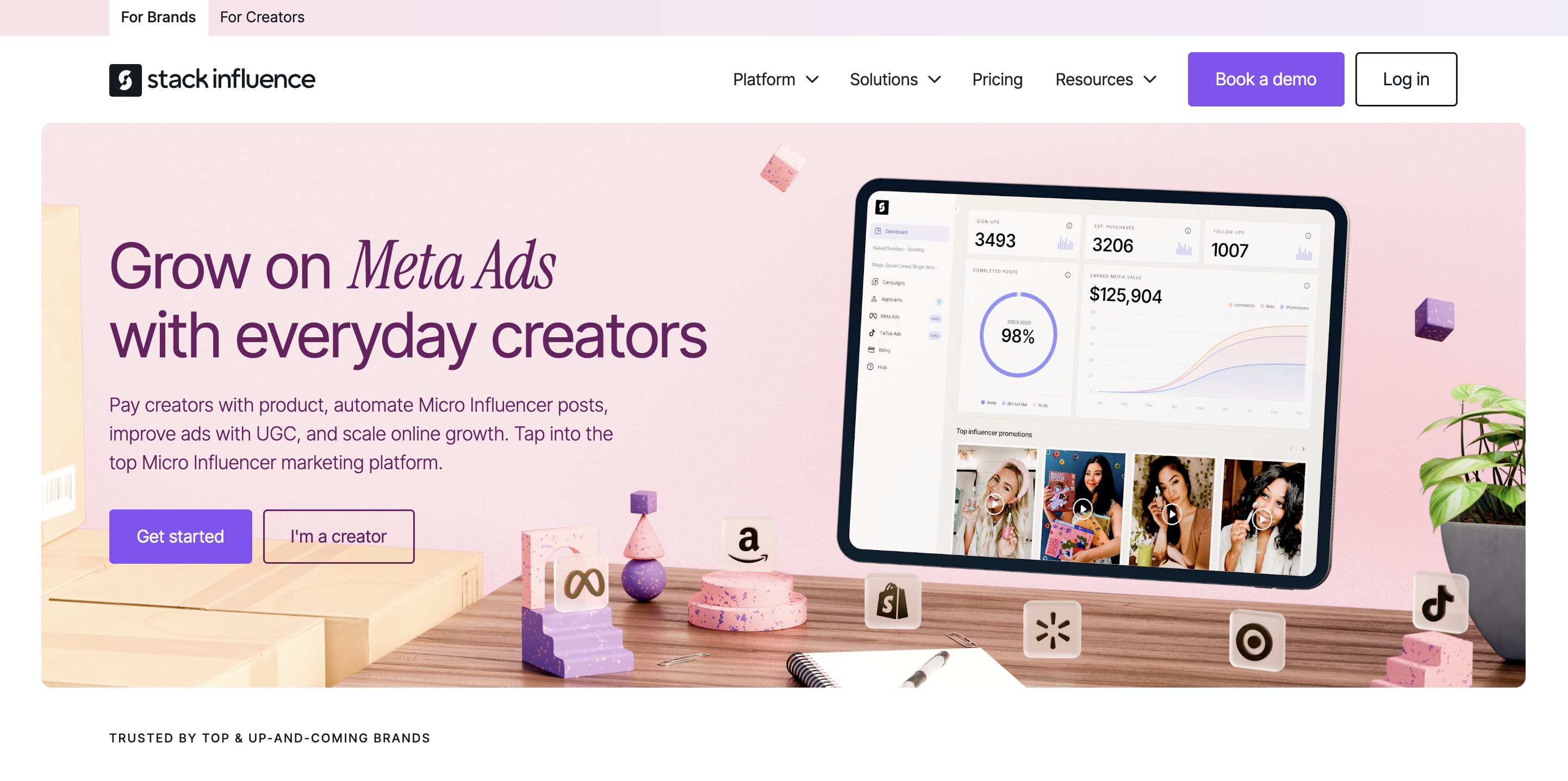 Stack Influence Home Page