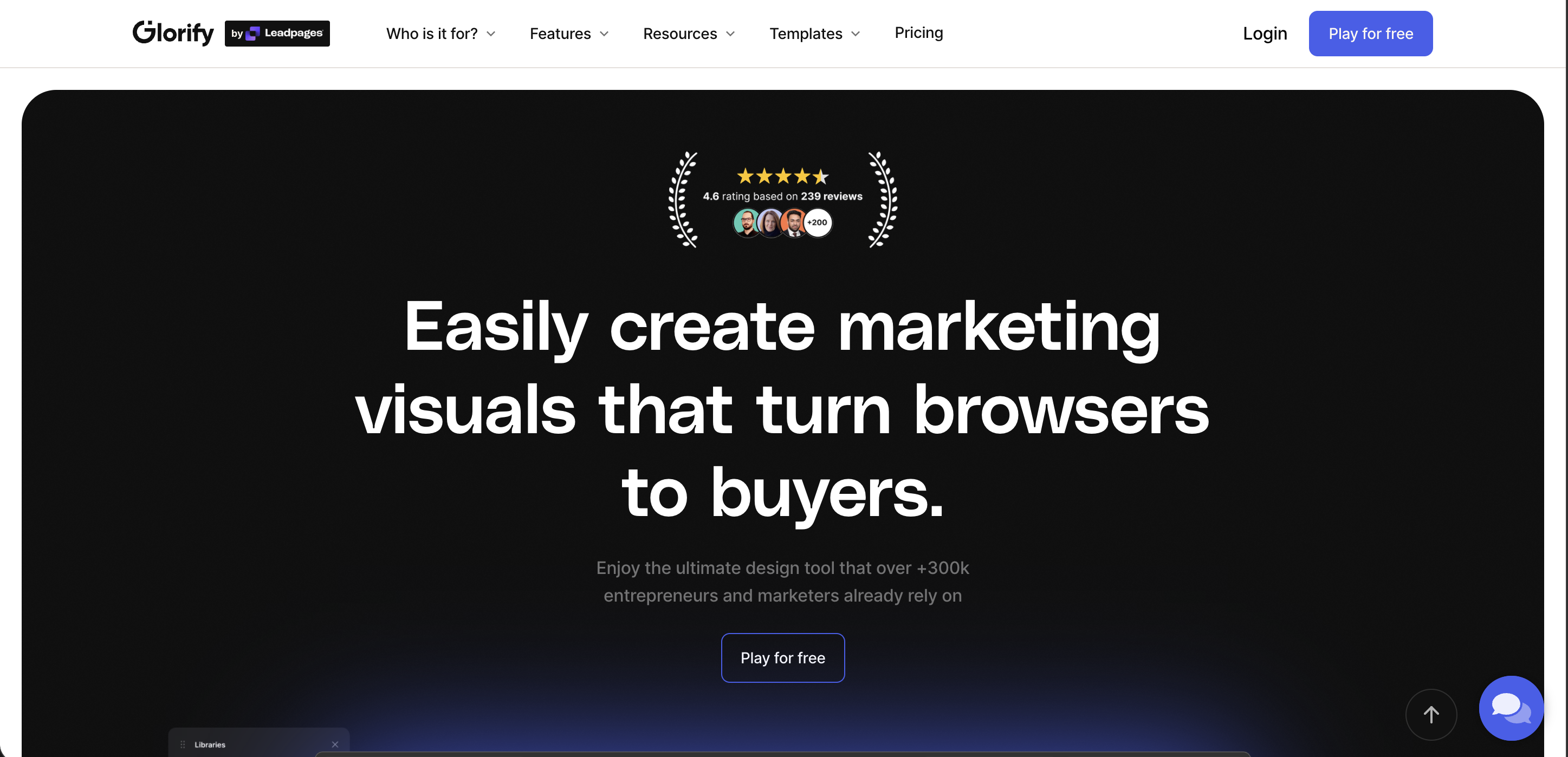 Glorify provides multiple AI tools for sellers
