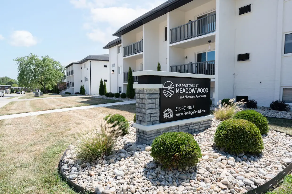 The Reserves at Meadow Wood apartments in Fort Mitchell, Kentucky, restored by Prestige Properties