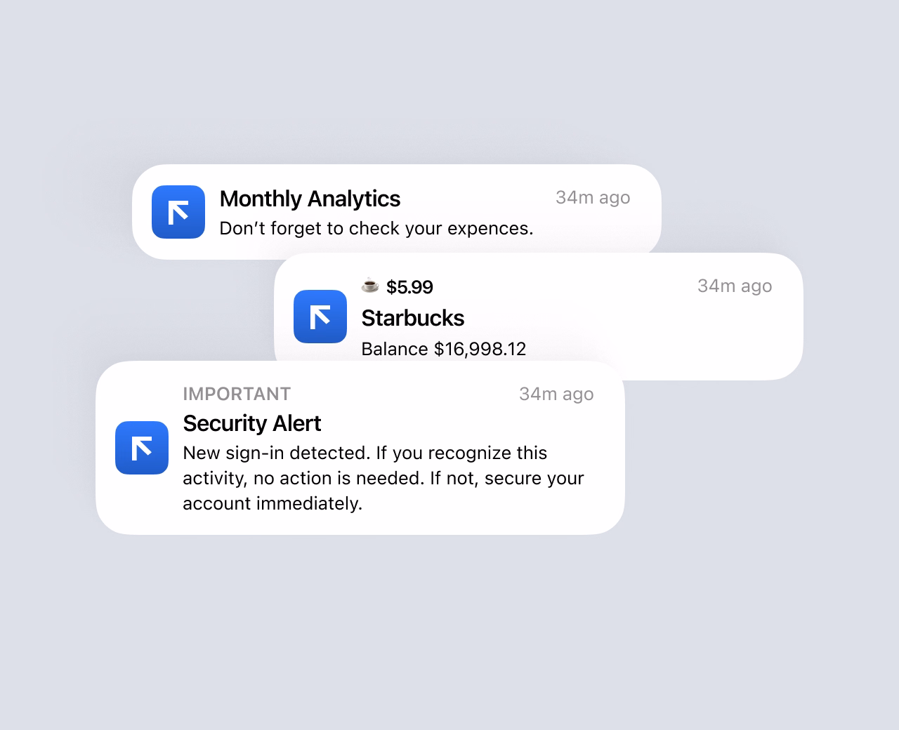 grey image with push-notification 