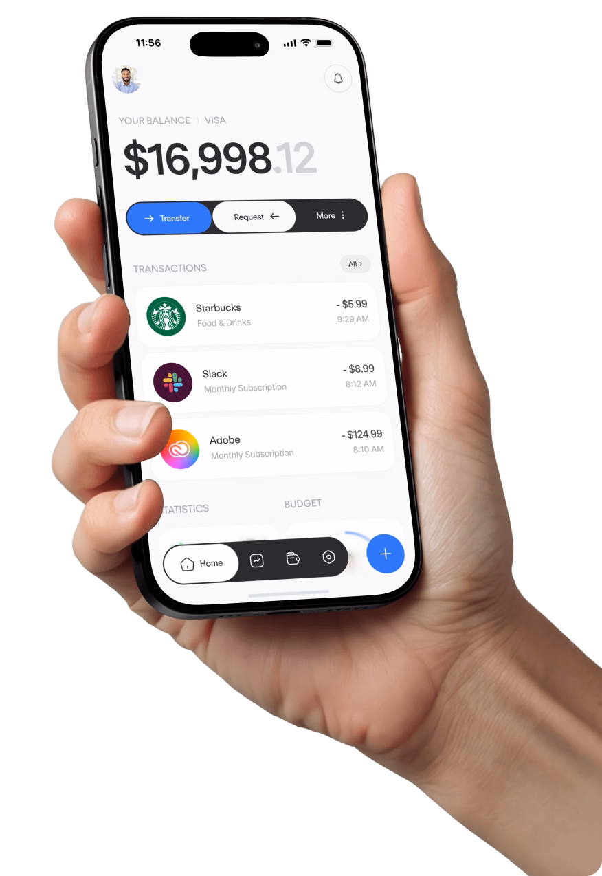 a phone in a hand mockup image 