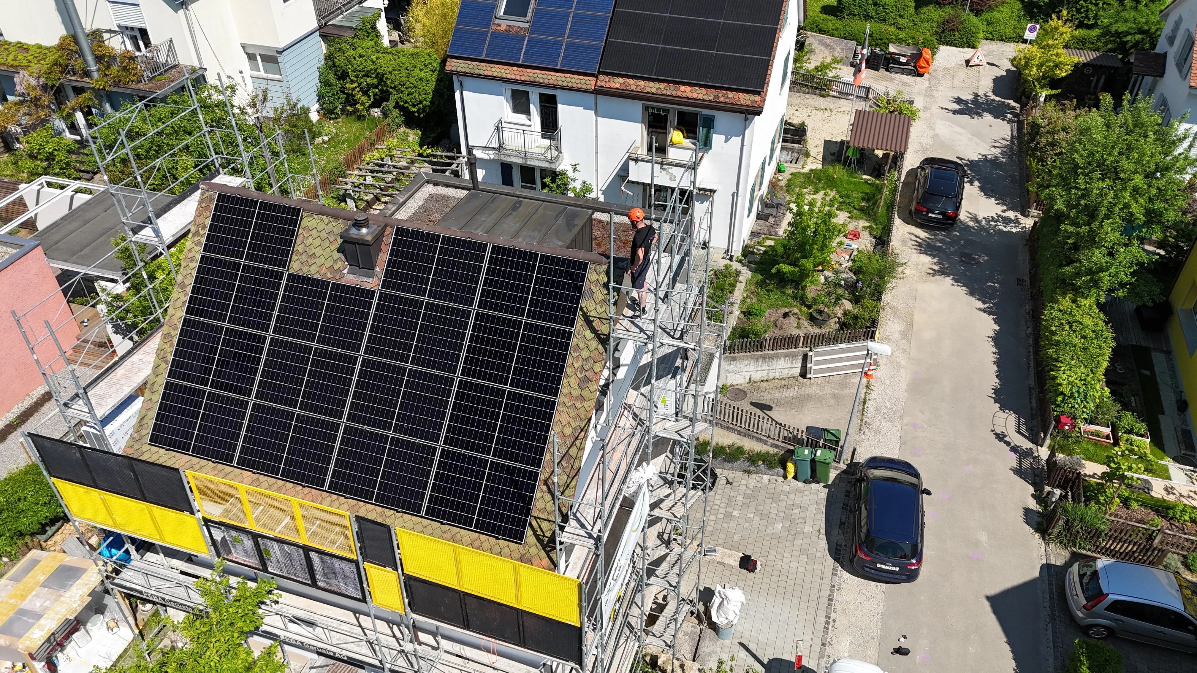 Solaranlage Brünigstrasse Schaffhausen, 7 kWp, Einfamilienhaus, installiert von Solar 360 2025