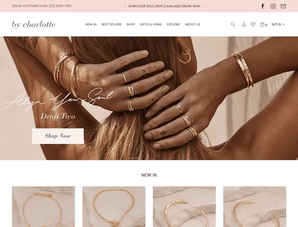 By Charlotte - A dedicated Shopify jewelry store for spiritual jewelry - SmartrMail blog