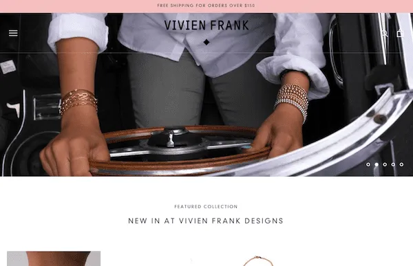 Vivian Frank - A hobby that became a full-fledged Shopify jewelry store - SmartrMail blog