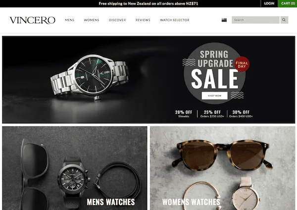 Vincero Watches - An online store primarily for high-quality watches - SmartrMail blog