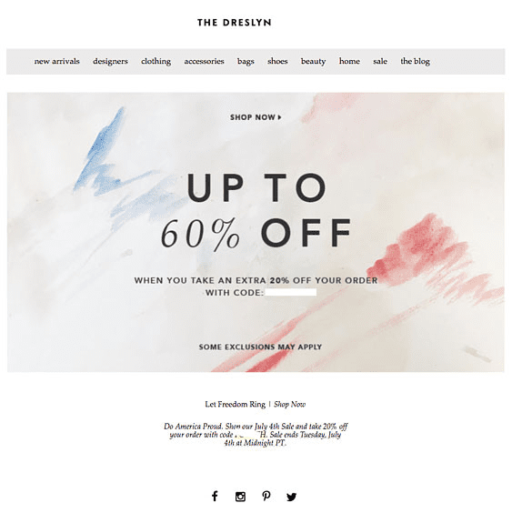 example of sophisticated email design