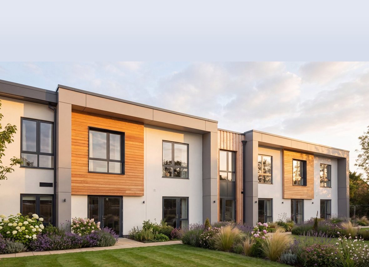 A 66-bed specialist care home at Turweston Road, Brackley, by Rickett Architects