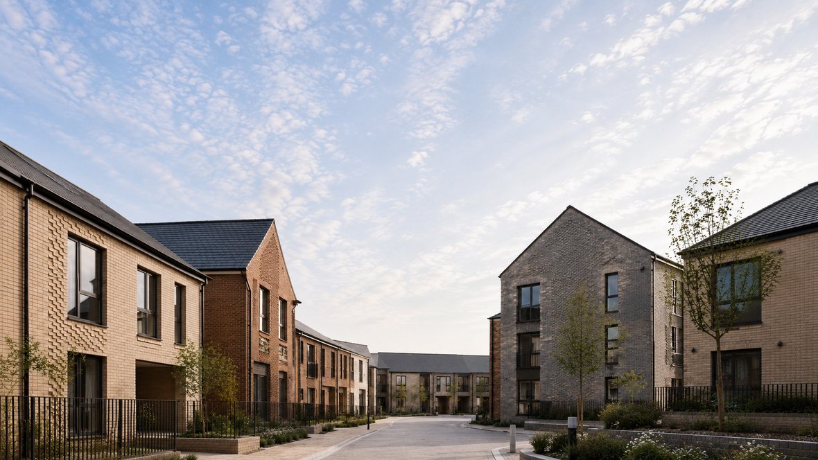 Glenvale Park, Wellingborough, an affordable housing scheme by Rickett Architects