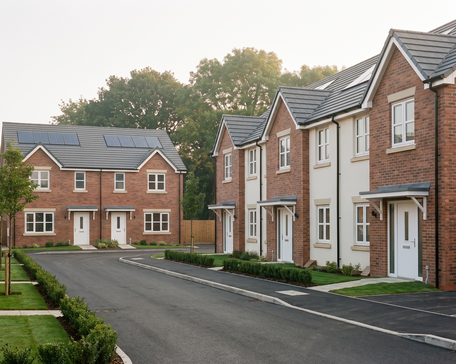 Broomhall affordable housing, Worcester, by Rickett Architects