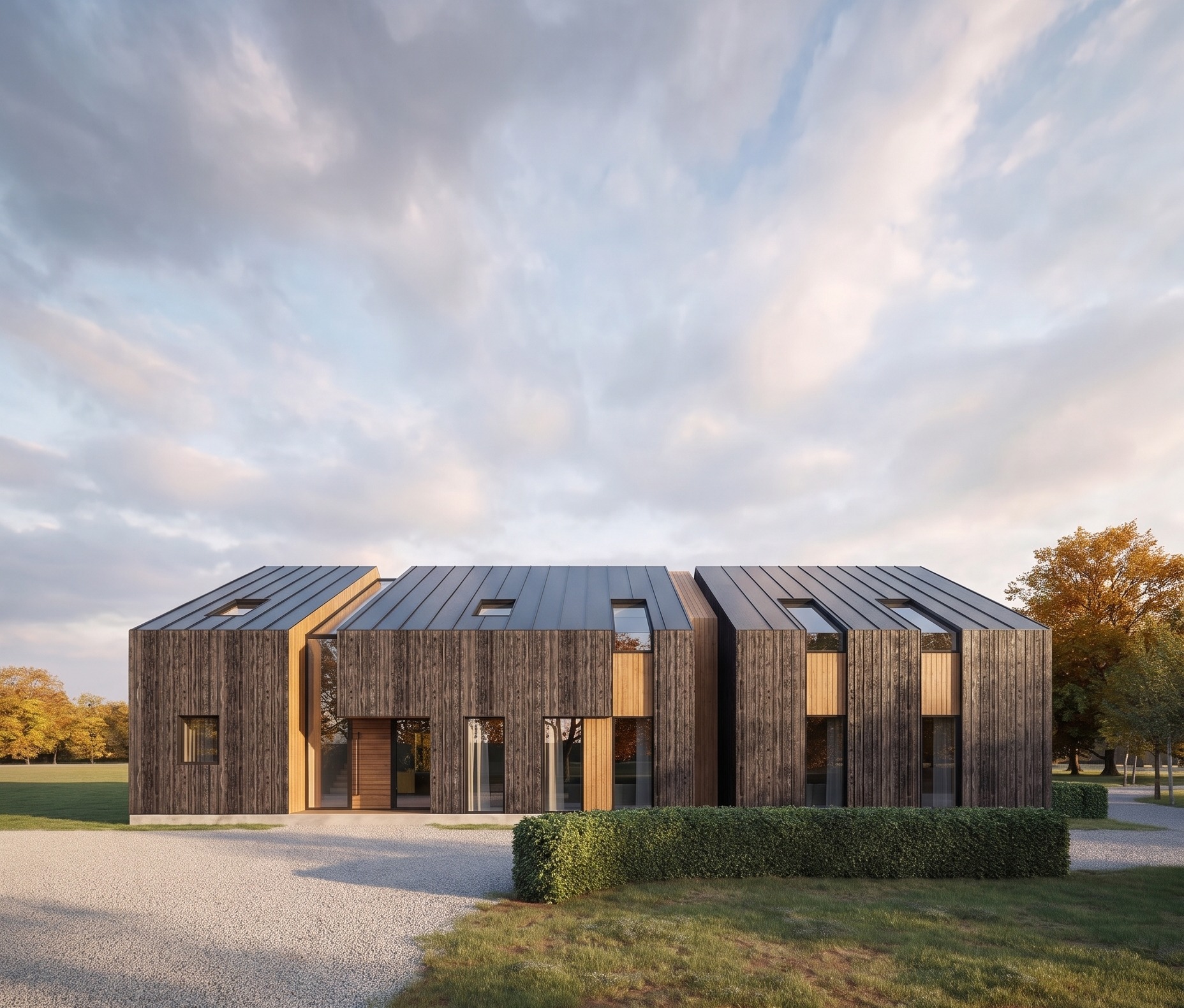 Green Gate Barns conversion near Earlswood by Rickett Architects