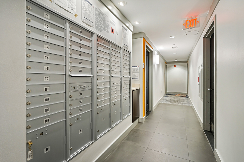 Resident mail room