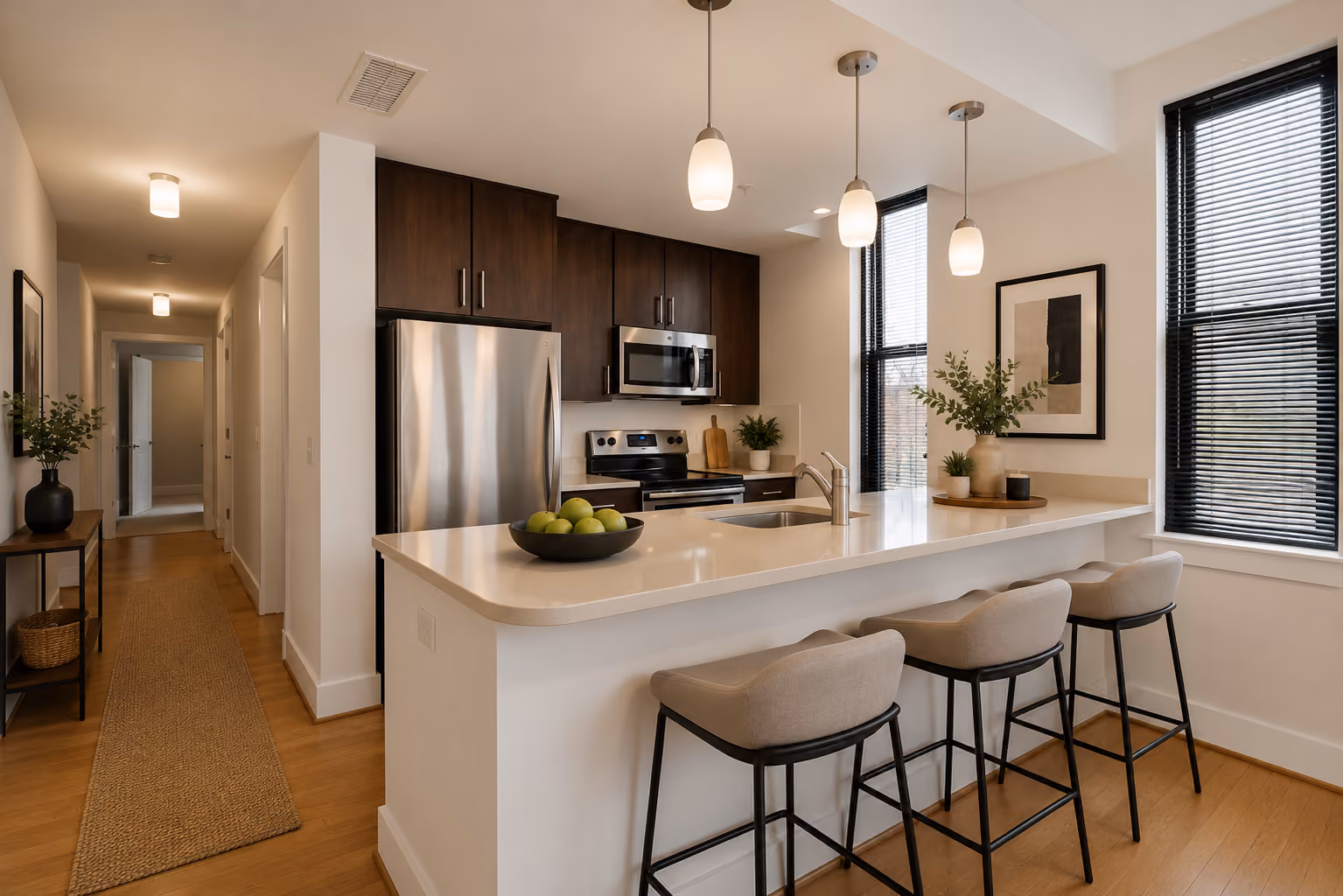 Gourmet kitchen