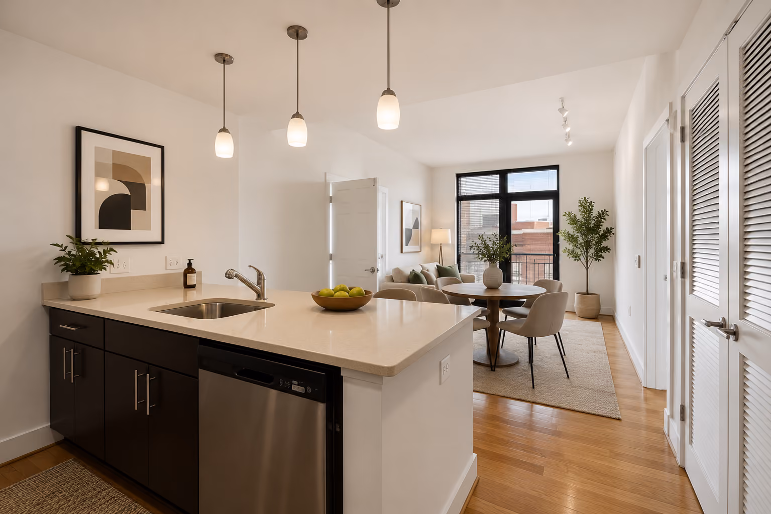 Sunlit living space