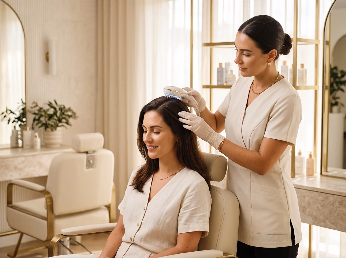 MesoHair – Mesotherapie-Behandlung gegen Haarausfall zur Stärkung von Haar und Kopfhaut.