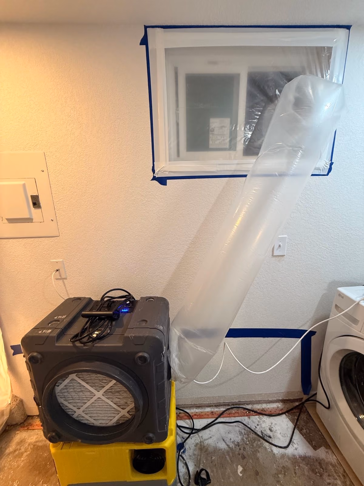 Air movers set for structural drying