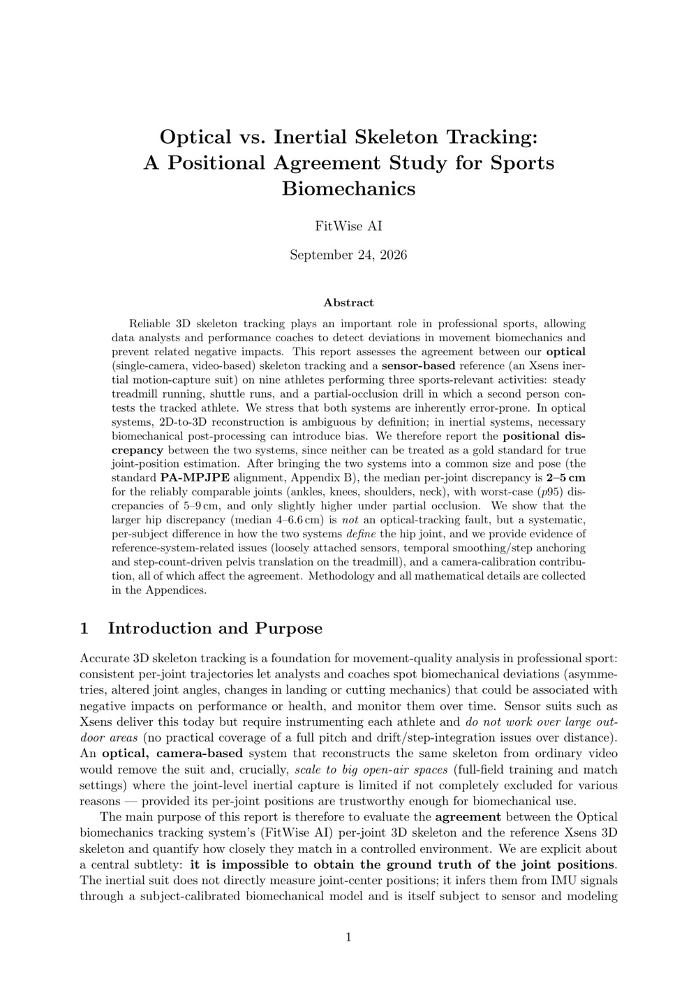 First page of the technical report