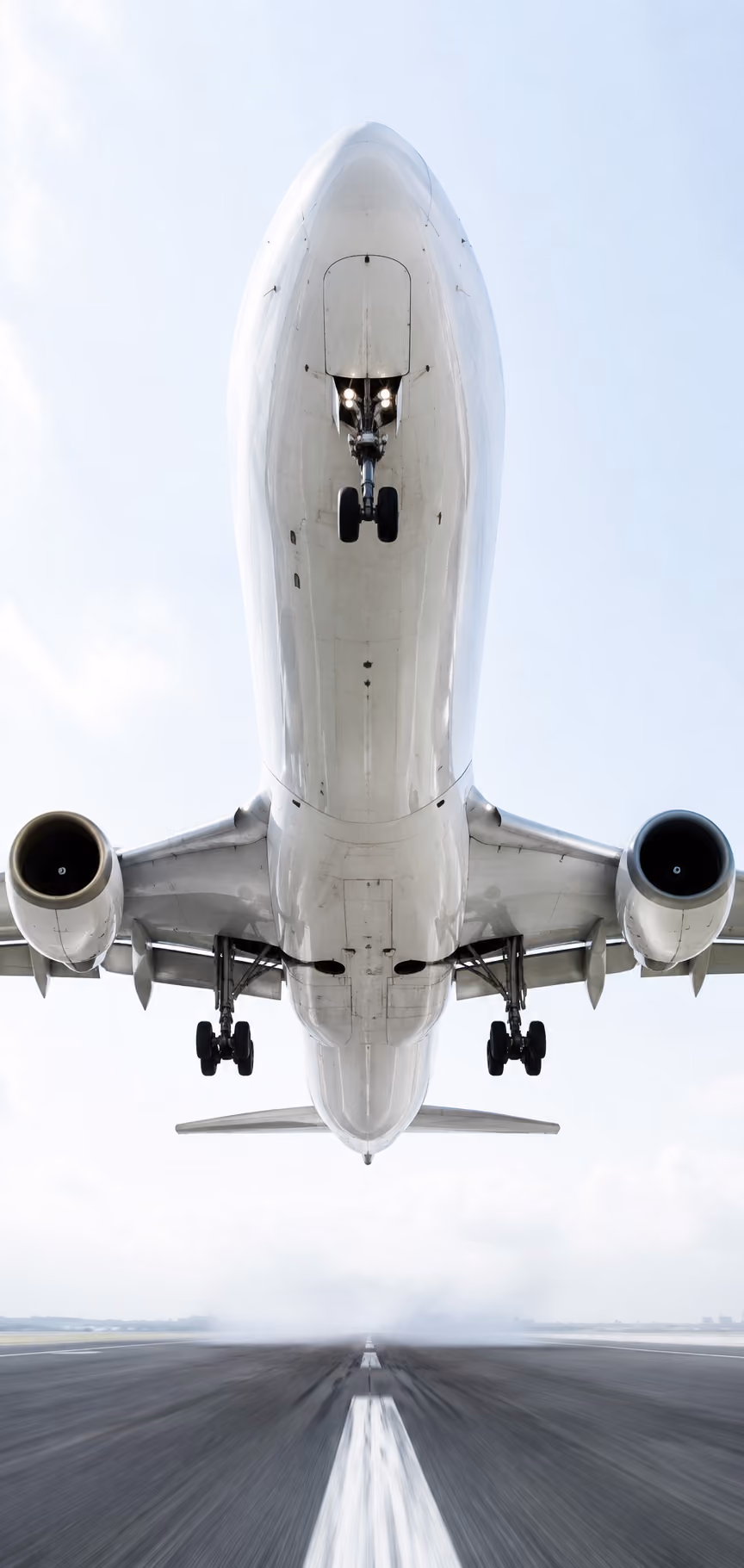Airplane taking off