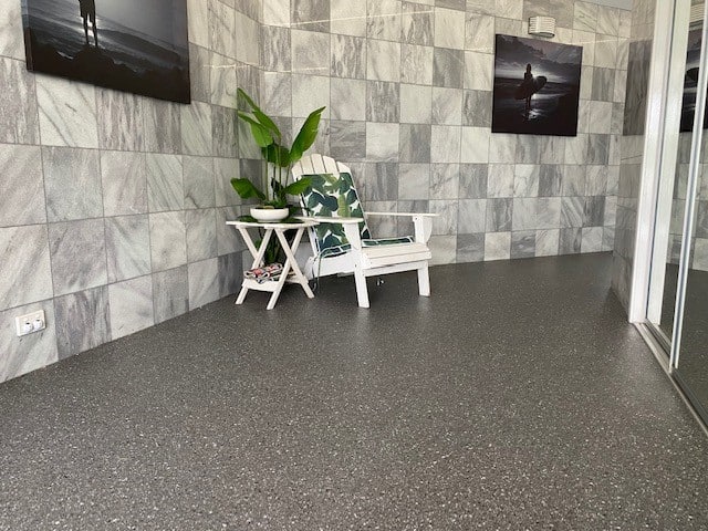 overcoating tiles interior