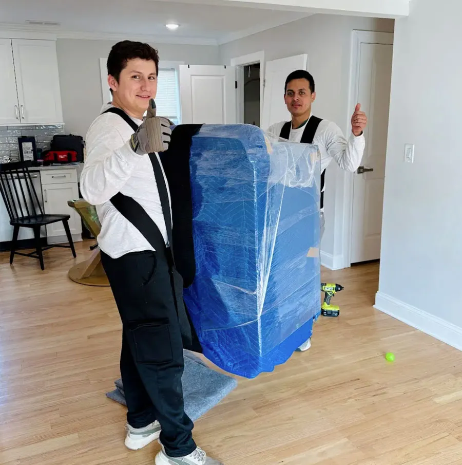 image of moving crew with equipment