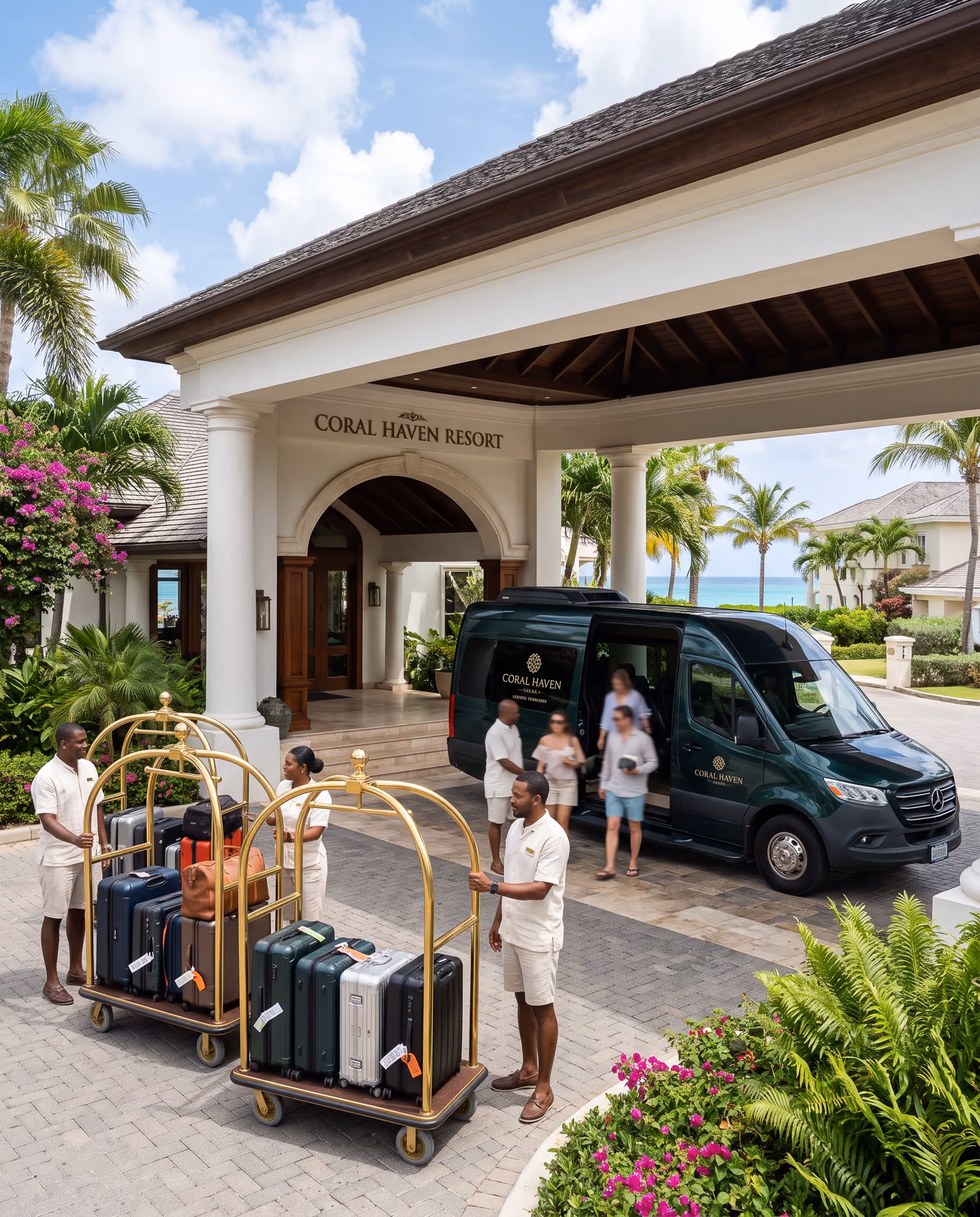 Guest travel coordination for destination wedding celebrations