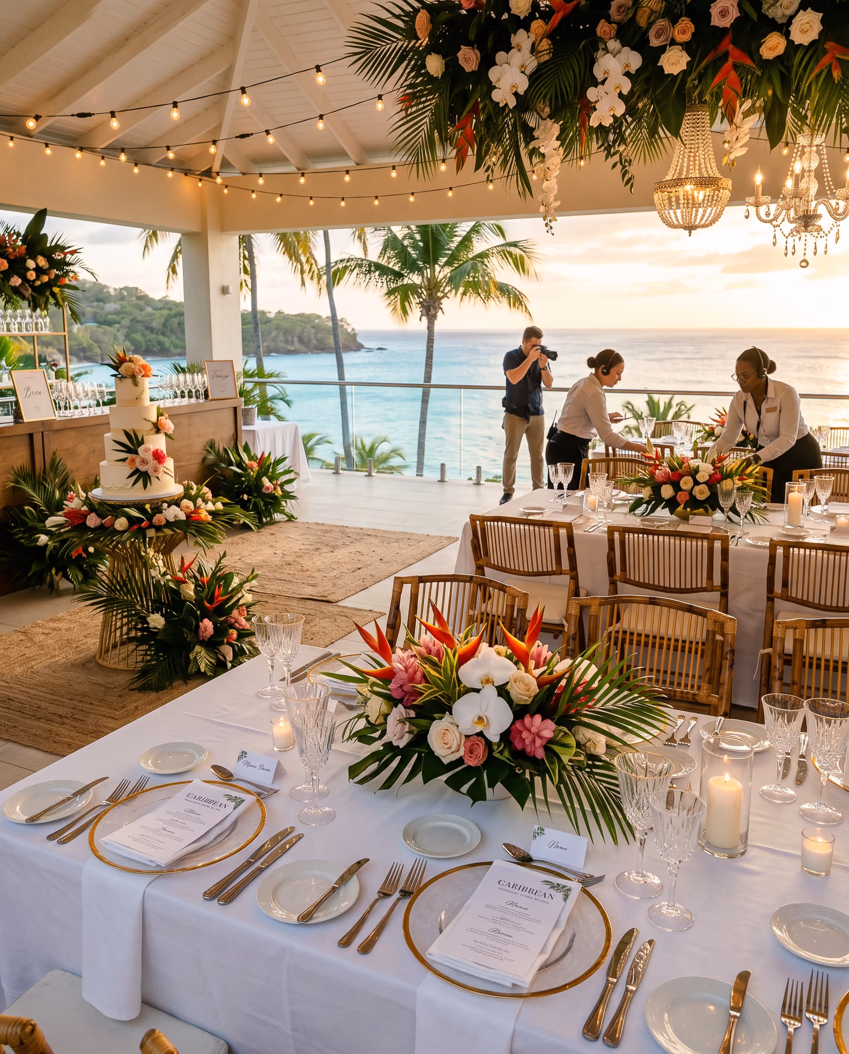 Wedding vendor coordination for Caribbean destination weddings