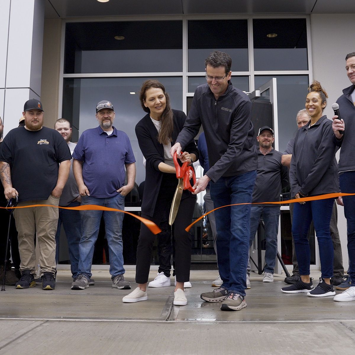 Accelevation cuts the ribbon on 264,000 square feet — and tees up 300,000 more
