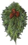 Traditional Swag from OC Wholesale Flowers Christmas inventory