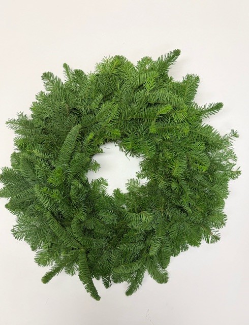 Wreath Noble Plain from OC Wholesale Flowers Christmas inventory
