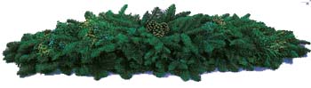 Mantel Garland 4 Feet from OC Wholesale Flowers Christmas inventory