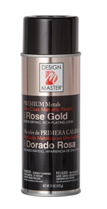 Design Master Premium Metals Rose Gold spray paint
