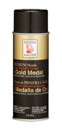 Design Master Premium Metals Gold Medal spray paint