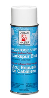 Design Master Colortool Larkspur Blue spray paint