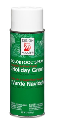 Design Master Colortool Holiday Green spray paint