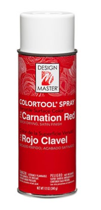 Design Master Colortool Carnation Red spray paint