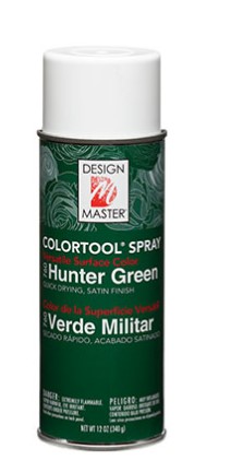 Design Master Colortool Hunter Green spray paint