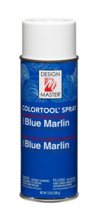 Design Master Colortool Blue Marlin spray paint