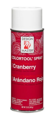 Design Master Colortool Cranberry spray paint