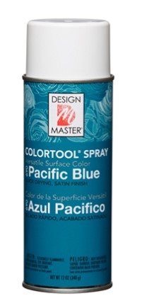 Design Master Colortool Pacific Blue spray paint