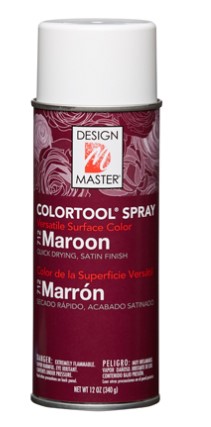 Design Master Colortool Maroon spray paint