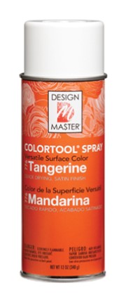 Design Master Colortool Tangerine spray paint