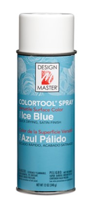 Design Master Colortool Ice Blue spray paint