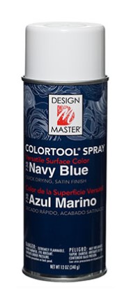 Design Master Colortool Navy Blue spray paint